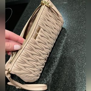 Authentic Miu miu Matalesse wristlet